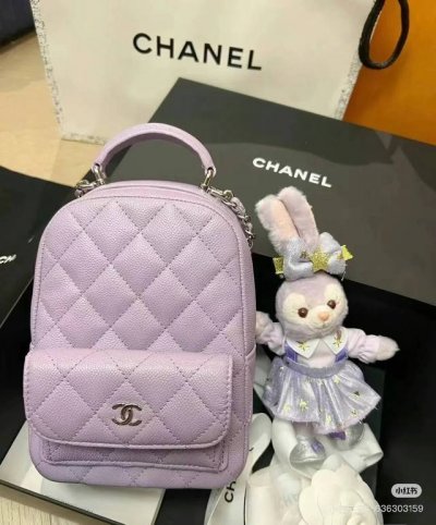 chanel鱼子酱双肩包