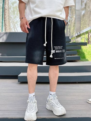 马吉拉家 25Ss 春夏新款短裤 爆款定制纯棉面料 采用立体绣花工艺 立体清晰可见 面料舒适质感 码数：M-3Xl