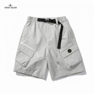 stone Island石头岛海外版25Ss新款三色高品质Ins大口袋户外工装短裤 裤子版型宽松 细节完美 水洗全棉工装面料耐磨耐脏 立体裁剪宽松版型 进口机器