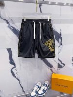范思哲 2025Ss夏季新款，原单专柜休闲短裤，奢华经典品牌原版Logo配饰 专柜热销款 身穿着非常舒适 低调不失奢华 穿出去非常有档次 裤型款式和裁剪亦无需多