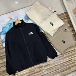 上新 Tnf立领万针刺绣Logo男士夹克衫 The North Face北面三色刺绣拉链防风情侣款立领刺绣袖标风衣夹克 青岛代工厂P出货，韩国单！！Tnf北面男