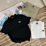 上新 北面万针绣标高逼格！无敌版本！The North Face万针刺绣前胸后背北家情侣款男女同款Polo衫青年 有大码 斤轻松驾驭 北面春夏季管网同步新款针织