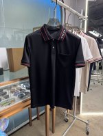 上新 25Ss G家 早春新款起脚中珠面料 Polo 原版定制 进口纱线色染 经典百搭 码数48-56