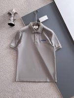 古驰 25Ss春夏新款网眼珠地棉布翻领短Tee，男士经典标识刺绣商务休闲短袖Polo衫！贸易公司渠道稀出，同步官网发售！全新一季高端重磅级臻品，属于明星级的一款