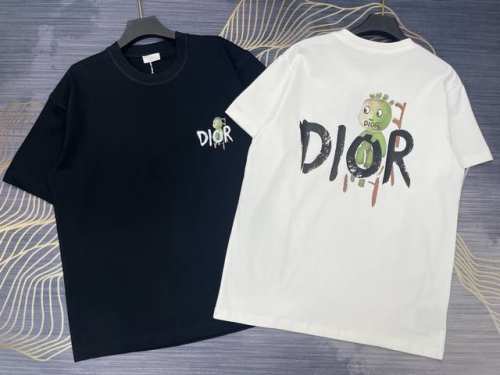 dior迪奥2025春夏新款印花字母Logo圆领短袖T恤 高版本高版本 280克精棉面料 全网独家首发 百搭款细节处理完美 进口印花Logo工艺 十分精致 原版