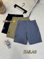 Kailas 凯乐石 25Ss 男子休闲速干梭织运动刺绣五分短裤 男士机能户外与城市休闲于一体的超强男士梭织速干短裤 面料舒适力挺 东西超级棒 高密度梭织速干面