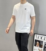 loew*罗意-威25S春夏新款圆领丝光短T. 悬垂感强！手感质感都极完美！经典品牌字母图形绣花造型.修身的裁剪设计，让你干净利落！时尚又好看！领口采用官方定制