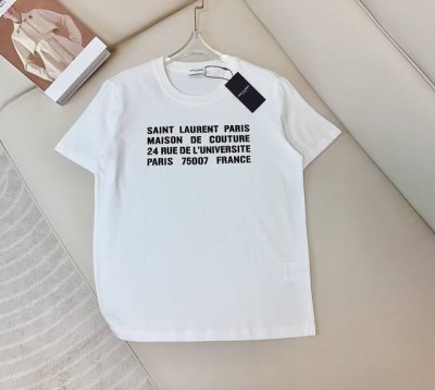 ys*新款植绒字母Logot-Shirt 定制纯棉面料 柔软舒适 亲肤透气 采用植绒字母点缀 洋气百搭 减龄必备款 最高品质 欢迎对比 白色 红色 黑色 Sml