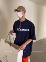 顶级最高版本 p80859# -Jil Sander 新款Oversize高街宽松男女同款短袖T恤情侣款- 顶级版本来袭原版重达 克重双纱重磅面料，懂货兄弟们都