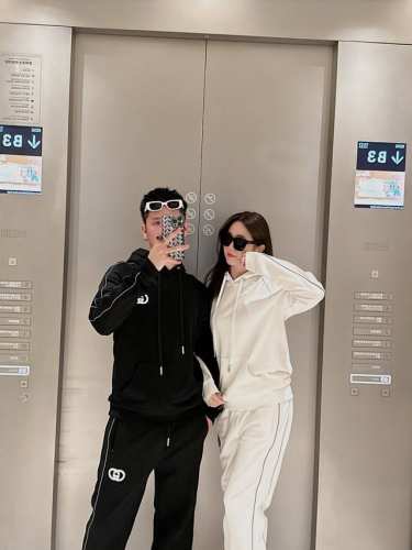 P440。 古琦Ss秋冬新款套装面料，男女同款。上身效果超赞，码数48-56