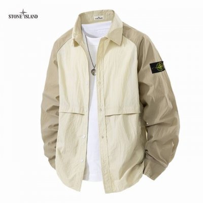 上新 Stone Island石头岛 美式户外设计感超强专业防晒指数100+透气宽松百搭连帽皮肤衣外套 高品质男女防晒衣 网络线上 海内外人气爆款 采用新颖独特