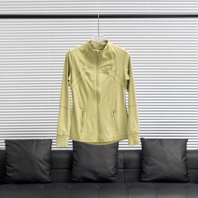 工厂p直供 Lululemon丨露露乐檬Define立领纯色瑜伽服 配色：迷香绿 尺码：2 4 6 8 10 12