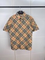 Bbr巴宝莉格子斜纹短袖衬衫 S M L Xl