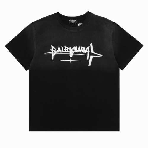 Balenciaga巴黎世家 水洗字母印花圆领T恤 Size：S-L