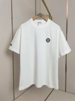 香奈儿新款小标简约T恤 立体硅胶工艺 280克重磅纯棉面料 百搭神器 280克纯棉面料舒适透气 黑白双色 男女同款 码数S-Xxl 2025