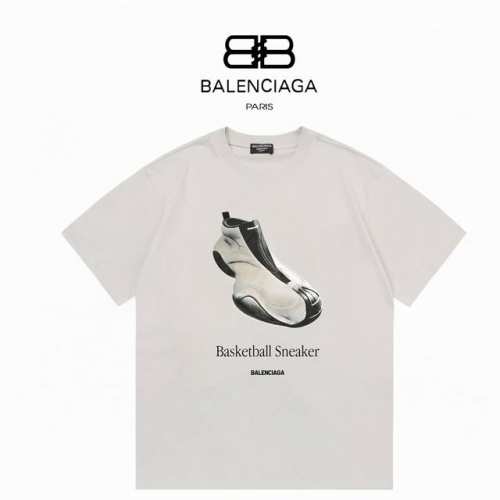 160 Balenciaga巴黎世家 官网同款鞋子Logo短袖 双纱280克 ：灰色 ：Xs-L
