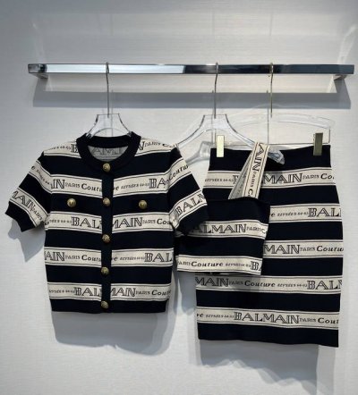 2025夏季新款 B家提花背心 可搭配半裙 Size: S- L