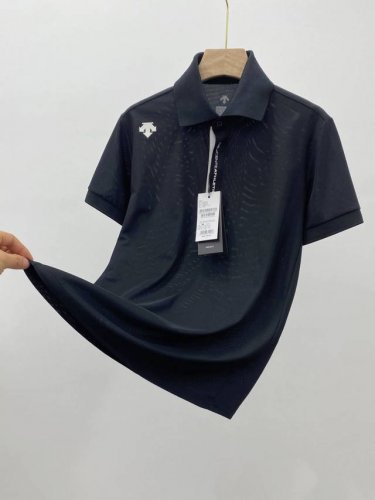 P140 Descente迪桑特Training夏季男士短袖运动速干透气翻领Polo衫新品 上衣Polo衫Polo版型垂直立挺，3D立体裁剪，科技面料版型做工都