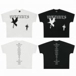 kanye West Vultures Yeezy 侃爷周边宽松 连体袖Oversize 短袖T恤 款号： p价：70 颜色：黑色 米白 码数：M L Xl