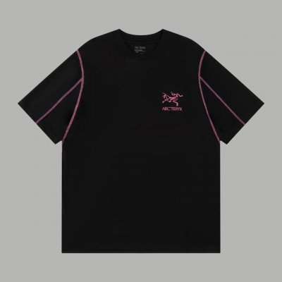 顶级版本 区别通货 款式：始祖鸟Arcteryx复线短袖 颜色：图片色 尺码：Xs-L 面料：300克双织纯棉 辅料：全套定制辅料 无性别区分 男女同款