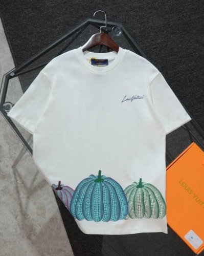 上新 纯原臻品 顶级复刻 路易威登Louis Vuitton草问弥生彩色波点多色南瓜圆领短袖T恤 -货号：000026 -购入原版打造，辅料一比一定制，细节决定