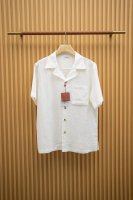 l Ss亚麻短袖衬衫 100%优质亚麻面料 老钱休闲风 白色 Size：M-Xxxxl