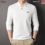 P260 Dior 迪奥 春季新款男士翻领长袖 高版本. 原单品质 贸易公司订单款 质感舒适百搭可随意搭配 经典Logo标示 版型立体剪裁 舒适透气 码数：M-