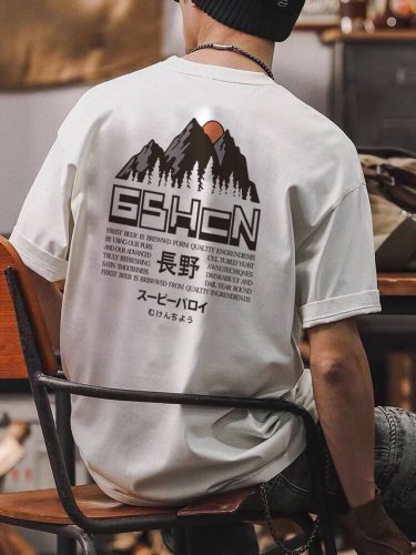 260G重磅纯棉 The North Face 北面 Tnf 日本支线 长野雪山 纯棉短袖T恤 男女同款 半袖 情侣款 面料工艺： 1.260G重磅纯棉，100