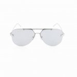 louis Vuitton 路易威登Lv无框飞行员太阳眼镜 银色 Z1403E Lv Ash 太阳眼镜无框无缚，以轻盈金属勾勒方形飞行员式造型，令丝滑平面镜片更
