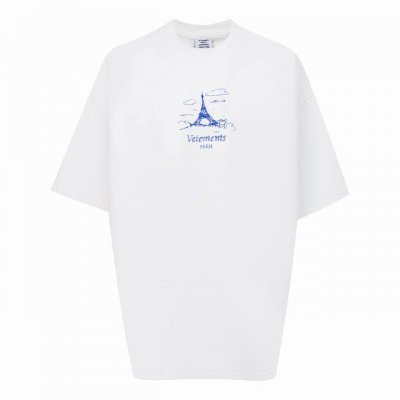 p120（顶配版） vetement 2024-2025新款短袖！ s-Xl 宽松大版型 男女通用
