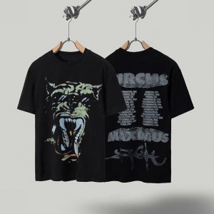 款号：Ts66 顶级品质 Travis Scott Cactus Jack X Utopia Tour乌托邦联名款 虎头限定短袖 做工精美 走线流畅 原版开模