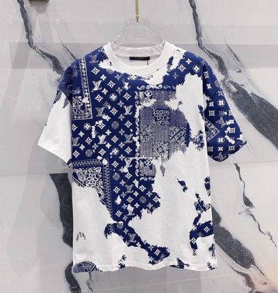 130 高品质Louis Vuitton 路易威登腰果花满印新款T桖 25Ss春夏新品，全身上下直喷腰果三花标识，采用环保染料，无甲醛，对身体无危害， 采用32