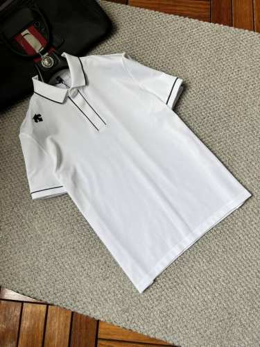 Ds‘’25Ss新款春夏短袖翻领T恤polo，最高版本客供定制高端朱地面料简单时尚款，拼色螺纹超级好看！经典Logo简单大方的款式！满满的高级感，四季可穿。简欧