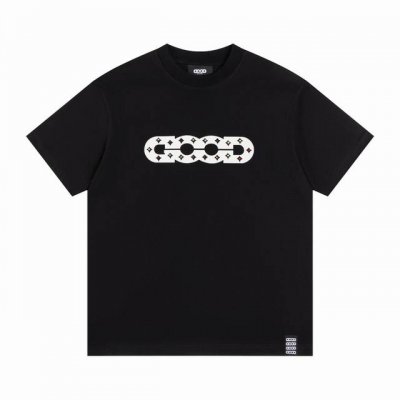 goodbrand 镂空字母Logo彩钻立体厚版硅胶重磅短袖T恤 面料采用310克纯棉面料 所有面料均已提前做过缩水 品质第一 所见即所得 不会洗一次版型就有所