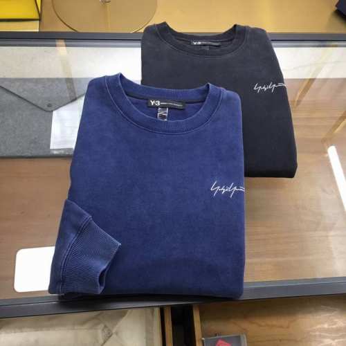新品 P230 Y-3 2025早春 Y*3 本季主推“隐隐绰绰”大Logo仿旧水洗褪色卫衣 定制贵柜品质巴黎百分棉430克重磅面料，后幅标志性大Logo做重影