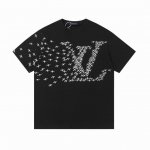Louis Vuitton*路易威登 Lv 小飞机印花短袖T恤 采用原板独家定制260克32支双莎纯棉面料 质感非常柔软舒服 100%区别市场的顶级面料 不缩水