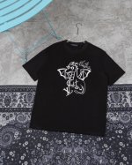 款F07 Lv louis Vuitton 路易威登小火龙系列 腾龙字母刺绣短袖T恤 原版面料 高版本 高品质 采用15S平织优质棉280G纯棉面料 时柔软亲肤
