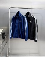 200（实拍细节图）Adidas阿迪达斯三叶草25S新款立领运动宽松夹克外套男女同款 货号:Jp1630 阿迪三叶草夹克外套绝对的爆款 经典款 明星同款！ 细节