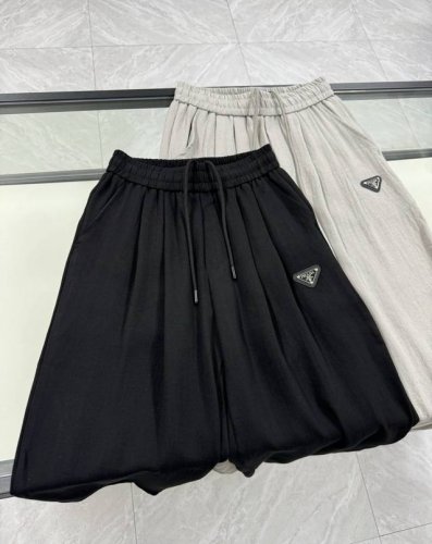 垂感自然 自在随性 P家宽松亚麻休闲裤