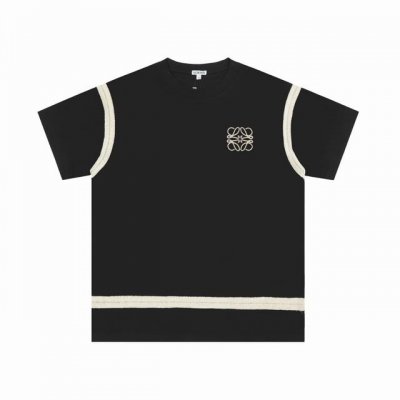顶级代工品质 Loewe 罗意威25Ss 经典刺绣T恤短袖 不需要所谓烂大街的华丽文案 主打品质 面料经过2次高温缩水固色 不变形不缩水不起球 -正确Os版型