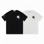 上新款号：M1041 Moncler 蒙口 官网同款印花图案 双纱纯棉短袖 - 260G双纱纯棉顶级面料 手感柔软 百分百纯棉独家出货 定染硫化黑无尘处理面料
