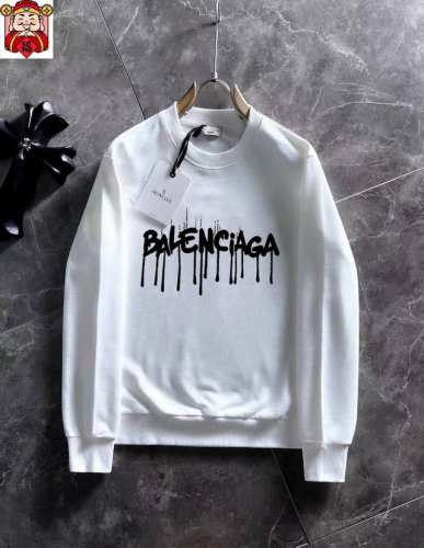 直 品牌 Balenciaga巴黎世家 胖子福音 2025Ss秋款最新款长袖圆领卫衣，官网同步发售 清爽透气 采用顶极天丝罗马 舒适柔软 3D立体清晰 时尚感超