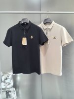 2025 巴宝莉外贸订单货重磅来袭！高端 3D立体小熊徽标polo衫 男女同款 可搭配情侣款 今年4月美国对华New Arrivals商品加征145%惩罚性关税，亚马逊取消大量国内