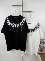 款号X28 Lv路易威登 Ss25 最新项链印花短袖 高品质，顶级制作工艺进口面料，专柜款优质胶印印花设计，采用进口高端订制280克双纱面料，进口丝线手感一流，