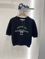 dio*新品 刺绣蝴蝶针织上衣