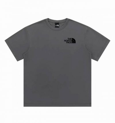 The North Face 北面昆仑山脉新款圆领短袖半袖T恤 面料采用260克纯棉双纱食毛面料 双线二本针压线 久洗不变形 原版定制三标 高端进口印花 随意水
