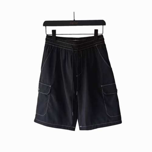 实拍细节图+尺码表 prada 普拉达 明线牵线Logo标识工装短裤 高品质牛肚 面料、特别手感、超级质感 舒适柔软透气 休闲宽松版型 潮流男女同款 短裤 颜色