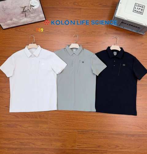 可隆夏季新品男士休闲速干polo 速干材质，男士日常通勤搭配，绝对的黑科技产品，休闲商务运动优选，无缝压胶速干polo衫、切割工艺，立体剪裁，版型很黑科技，高奢