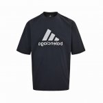 Balenciaga & Adidas 联名款双面穿刺绣Logo短袖 定织定染240G长绒棉 Vvic秀场内购 丝网印花 全新定制联名款领标织唛 Size:X