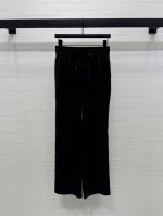 上新原单高端品质Louis Vui*Ton 2025春夏最新系列！渐变徽标松紧腰阔腿长裤！定制进口斜纹绸材质 质感光泽 面料冰爽舒适 垂顺有型 高腰阔腿长裤版型